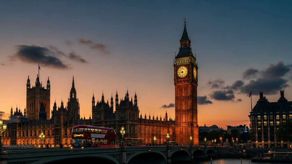 clock changes in london